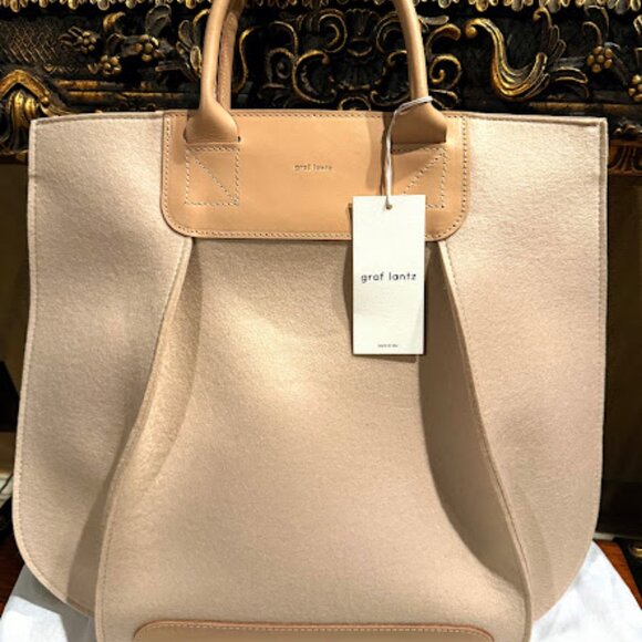 BEAUTIFUL Graf Lantz Frankie Merino Wool Tote NWT - Picture 3 of 12